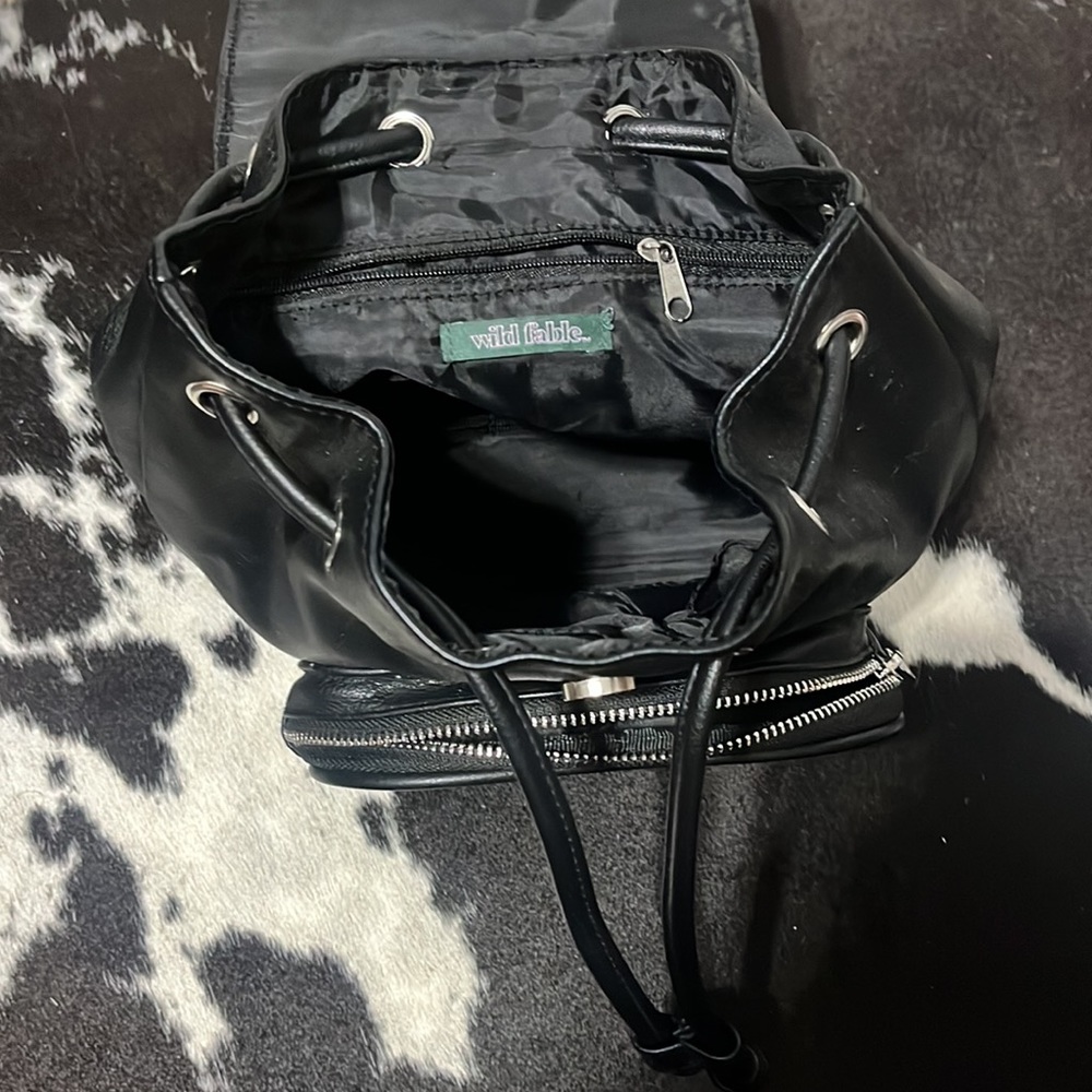 Black Mini Backpack - image 4